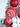 Red & White Swirl artificial Bushy Christmas Wreath for wall, Door and Tree Christmas Décor, 18 inches - Christmas