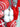 Red & White Swirl artificial Bushy Christmas Wreath for wall, Door and Tree Christmas Décor, 18 inches - Christmas