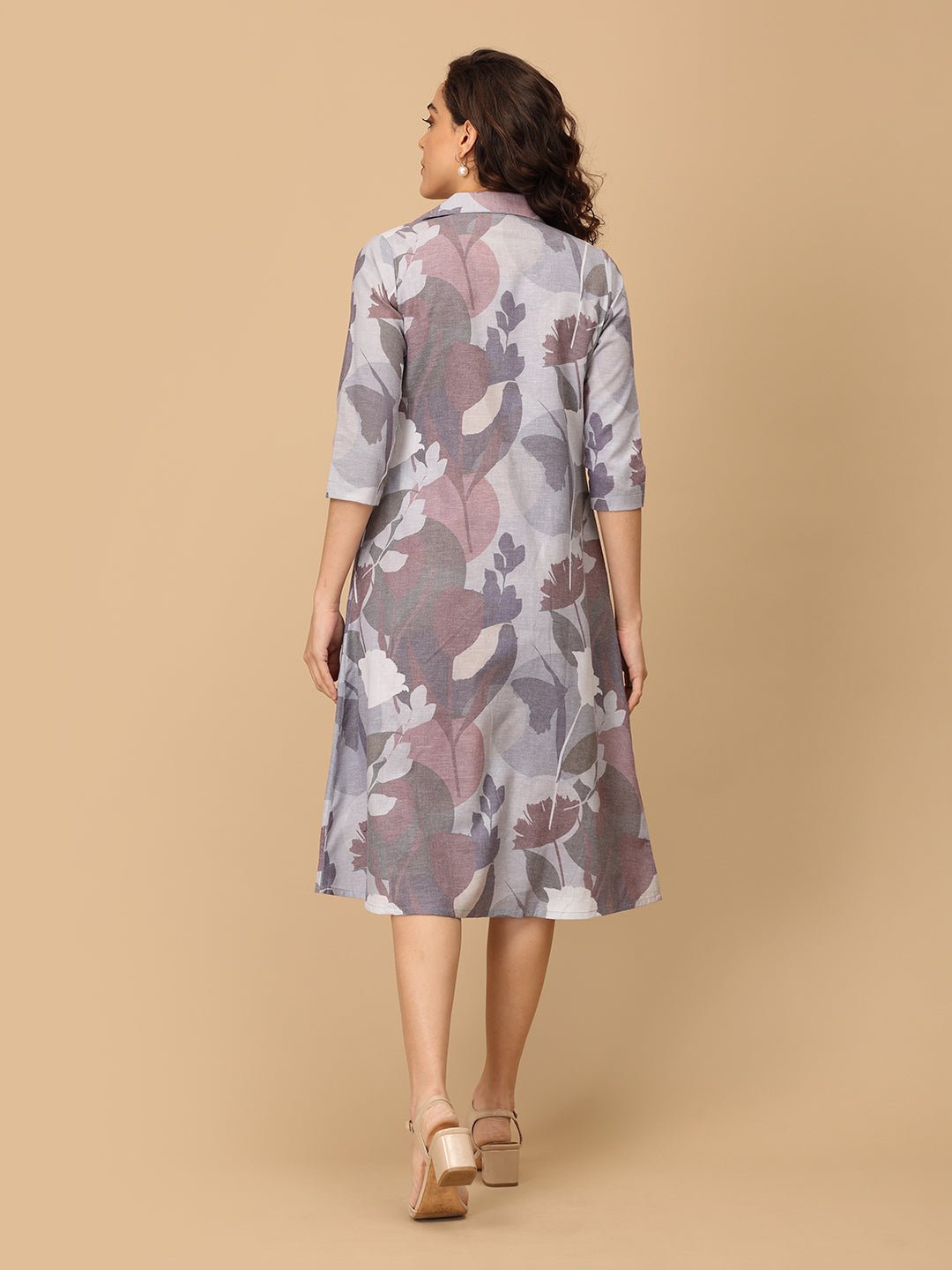 Red - y to Rule Maternity and Nursing Shacket Dress - DRS - SK - REDYR - S