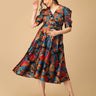 Retro Garden Maternity and Nursing Dress - DRS - SK - RTRGD - S