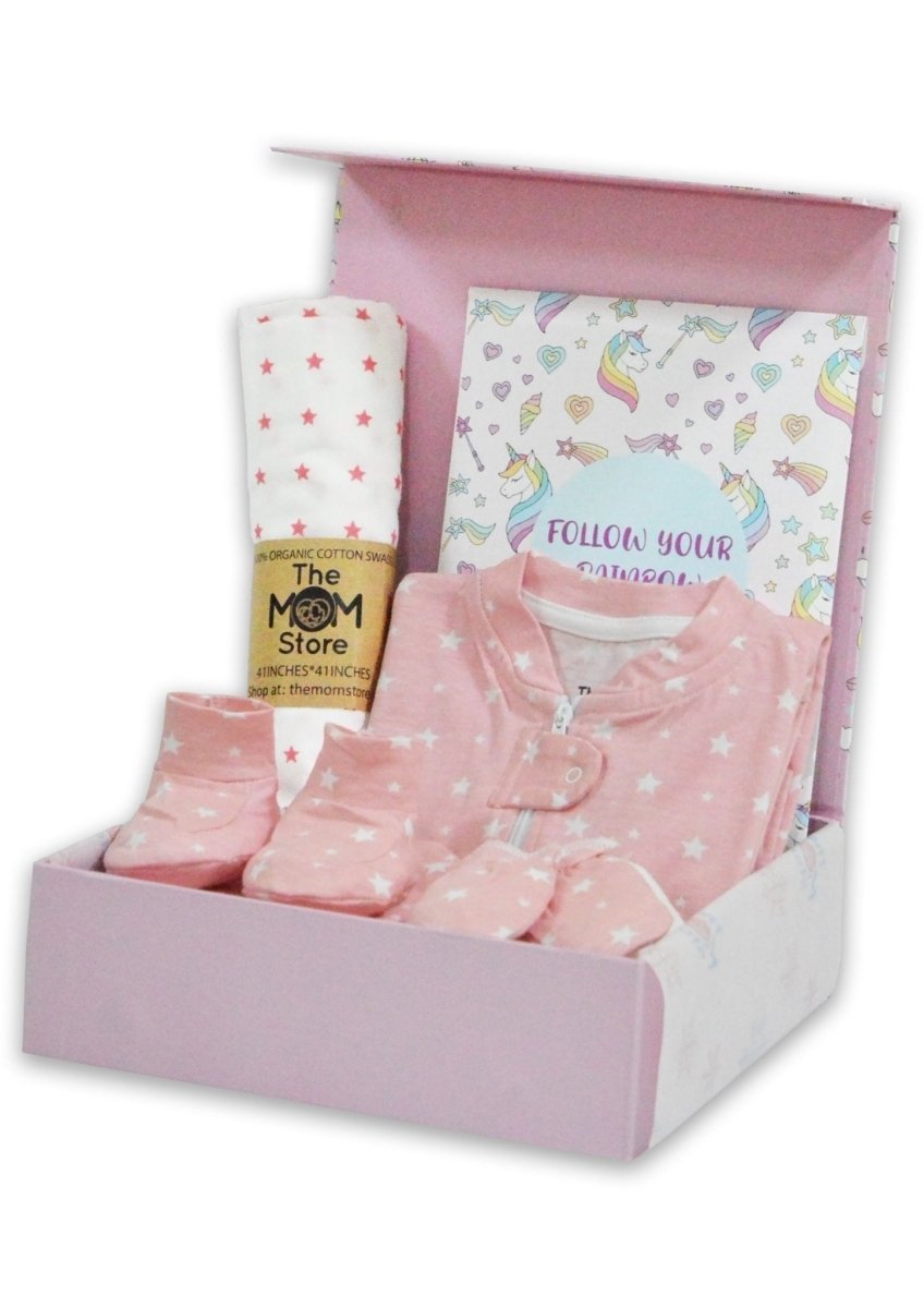 Ride A Unicorn New Born Gift Box- Glitter - GFBX-RDGLT-0-3