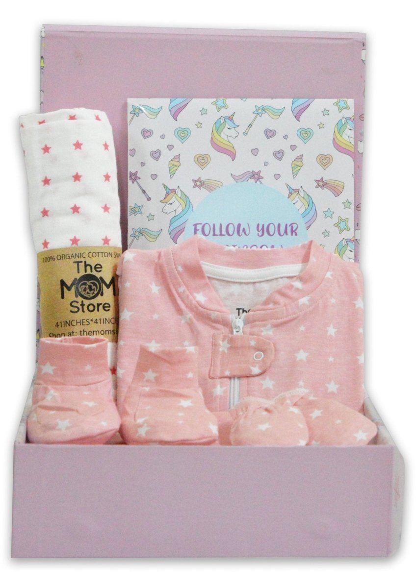 Ride A Unicorn New Born Gift Box- Glitter - GFBX-RDGLT-0-3