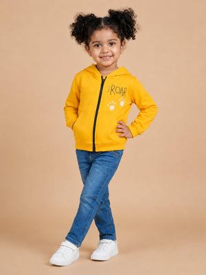 Roar Zipper Jacket - 0-6 Months Kids Winter Zipper Jackets