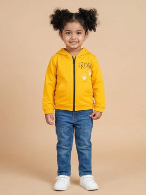 Roar Zipper Jacket - 0-6 Months Kids Winter Zipper Jackets
