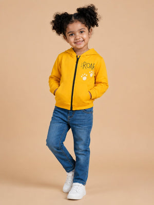 Roar Zipper Jacket - 0-6 Months Kids Winter Zipper Jackets