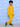 Roar Zipper Jacket & Yellow Sweatpants Combo - Yellow Kids Winter Set
