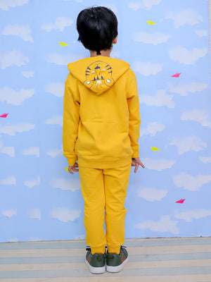 Roar Zipper Jacket & Yellow Sweatpants Combo - KWW - AN - RZYS - 0 - 6