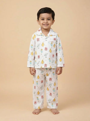 Robo Club Matching Pajama Set For Mom And Baby- Combo of 2 - Twinning Combo