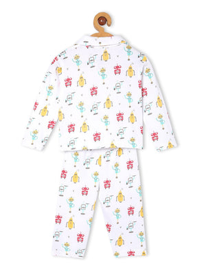 Robo Club Matching Pajama Set For Mom And Baby- Combo of 3 - Twinning Combo