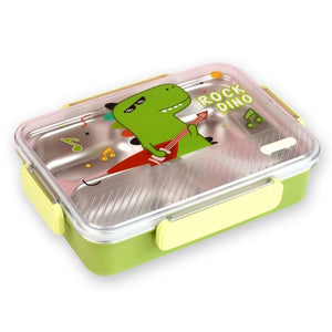 Rock Dino Stainless Steel Lunch Box with matching Lunch Bag - Back To School