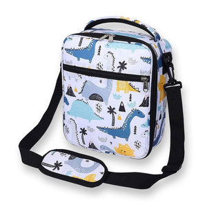 Rock Dino Stainless Steel Lunch Box with matching Lunch Bag - Back To School