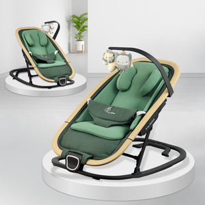 Rock N Nap Bliss – Lightweight Baby Sleeper & Rocker Soft, Safe & Travel-Friendly - Olive Green - Swings
