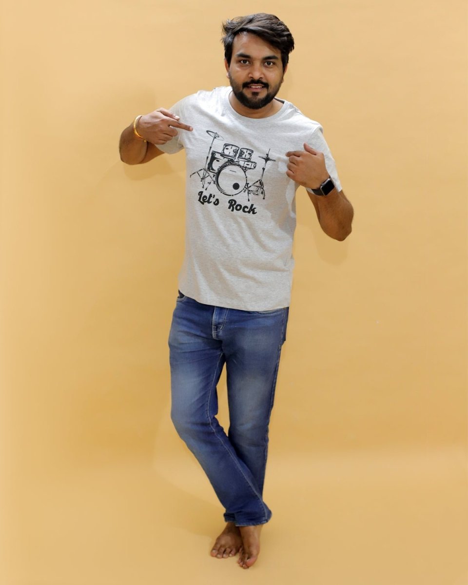 The Mom Store - Twinning Combo - Rock & Roll Matching Family T-shirt - Combo of 2 - TWN2 - SS - RKRL