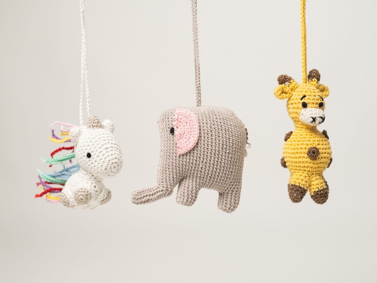 Rocking Potato Arch Baby Activity Gym- Crochet Animals - ABAG-CANMLS