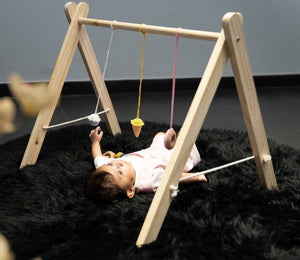 Rocking Potato Baby Activity Play Gym- Crochet desert - BAG-CDSRT