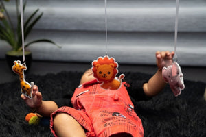 Rocking Potato Baby Activity Play gym- Felt Animals - BAG-FANMLS