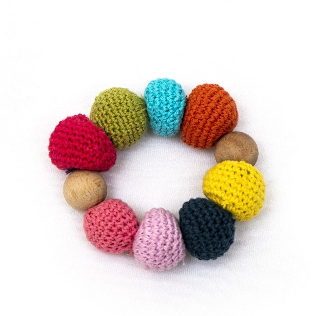 Rocking Potato Colorful Crochet Balls Toy - CCB