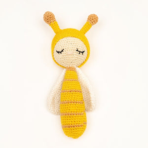 Rocking Potato Crochet Bee Rattle - CBRTL