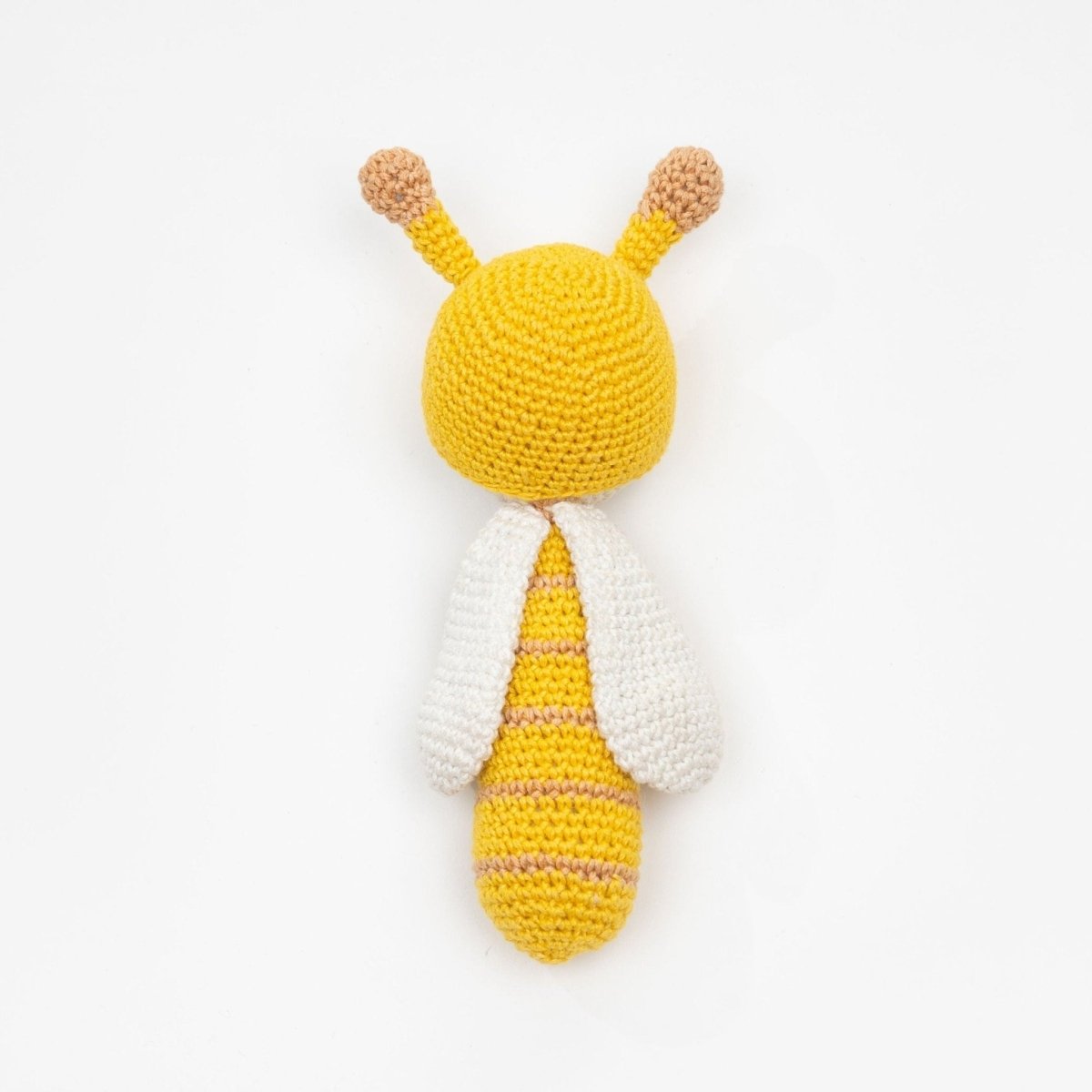 Rocking Potato Crochet Bee Rattle - CBRTL