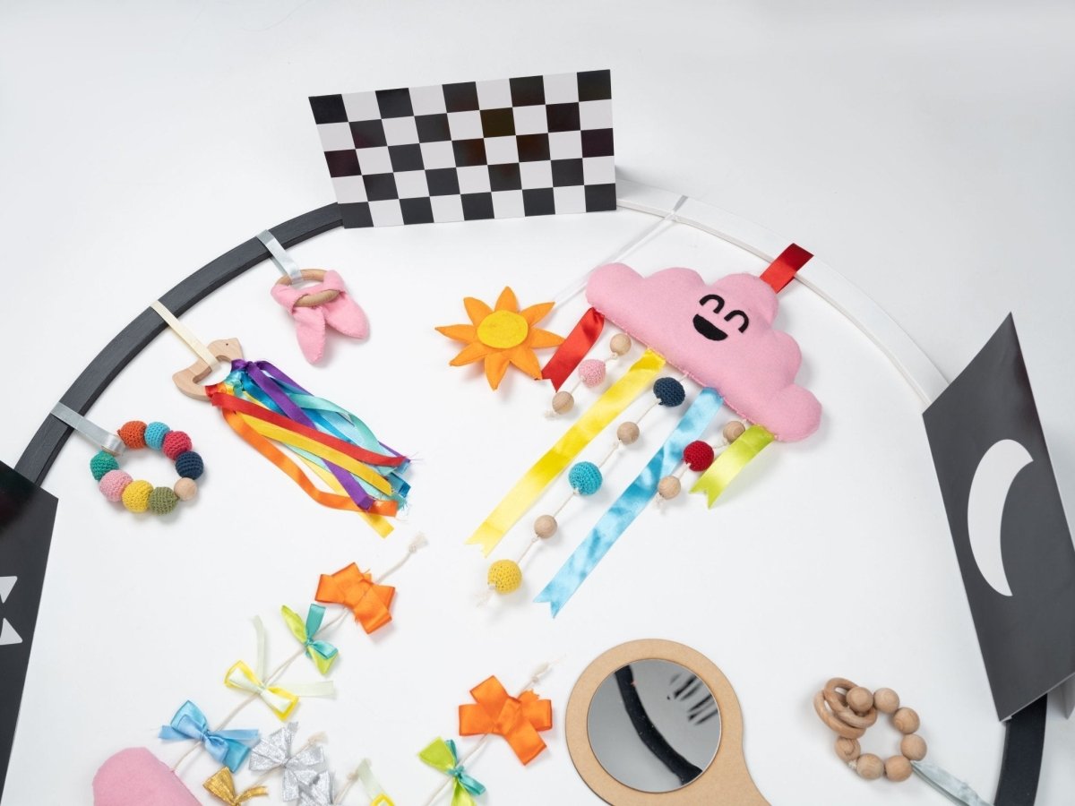 Rocking Potato Developmental Activity hoop (with toys) - DEVAH