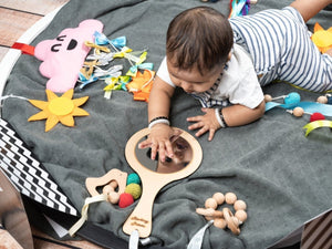 Rocking Potato Developmental Activity hoop (with toys) - DEVAH
