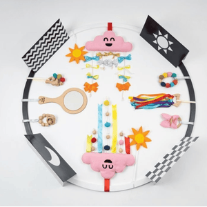 Rocking Potato Developmental Activity hoop (with toys) - DEVAH
