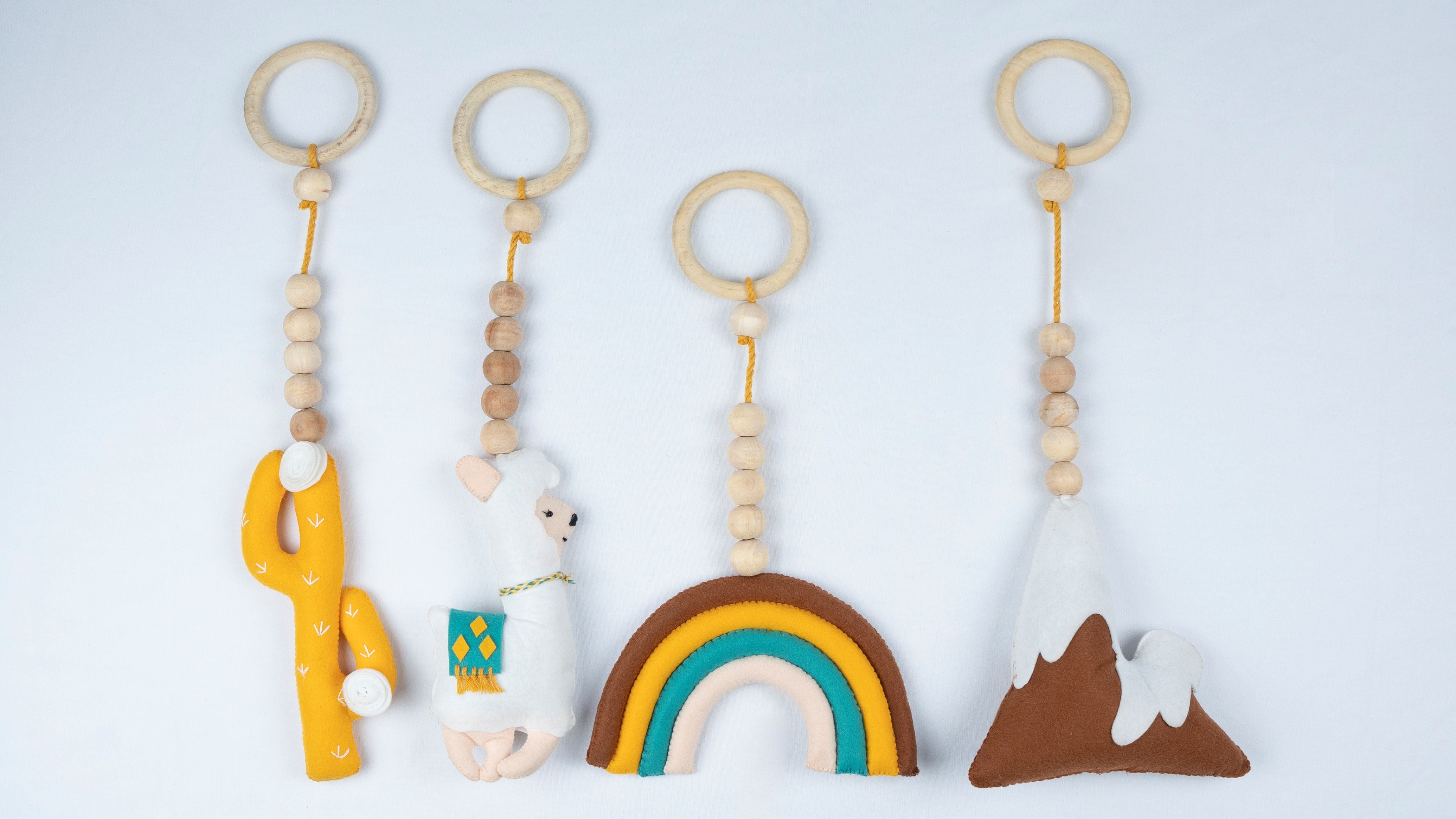 Rocking Potato Felt Terrain - 1 Themed Hanging Toys – Baby Toy Accessories - Toy Hangings