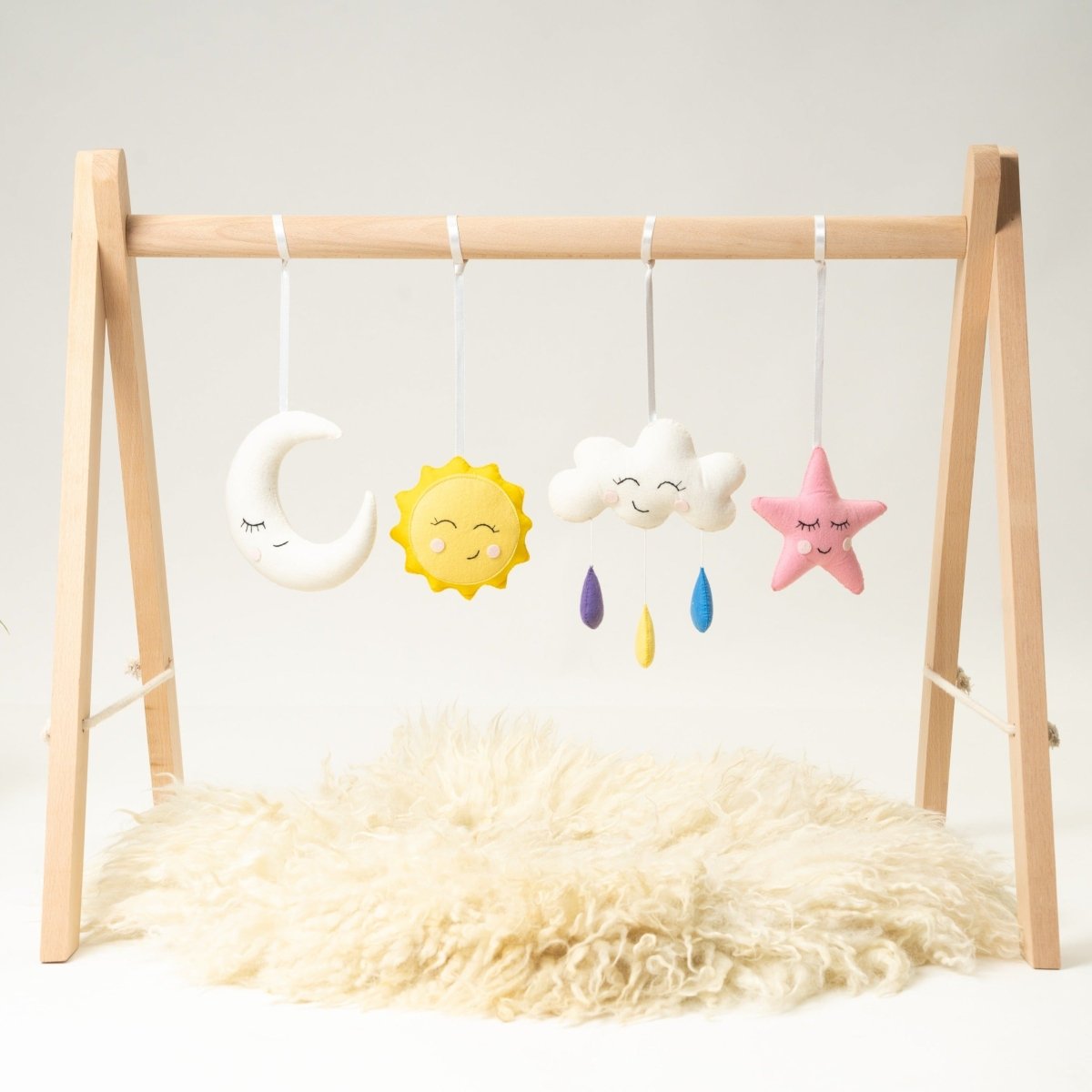 Rocking Potato Hanging Toy - Felt Star Moon Cloud - FCLD