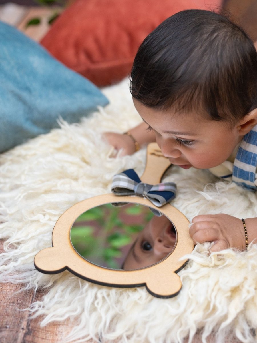 Rocking Potato Montessori Baby Mirror - Mickey - MBMM