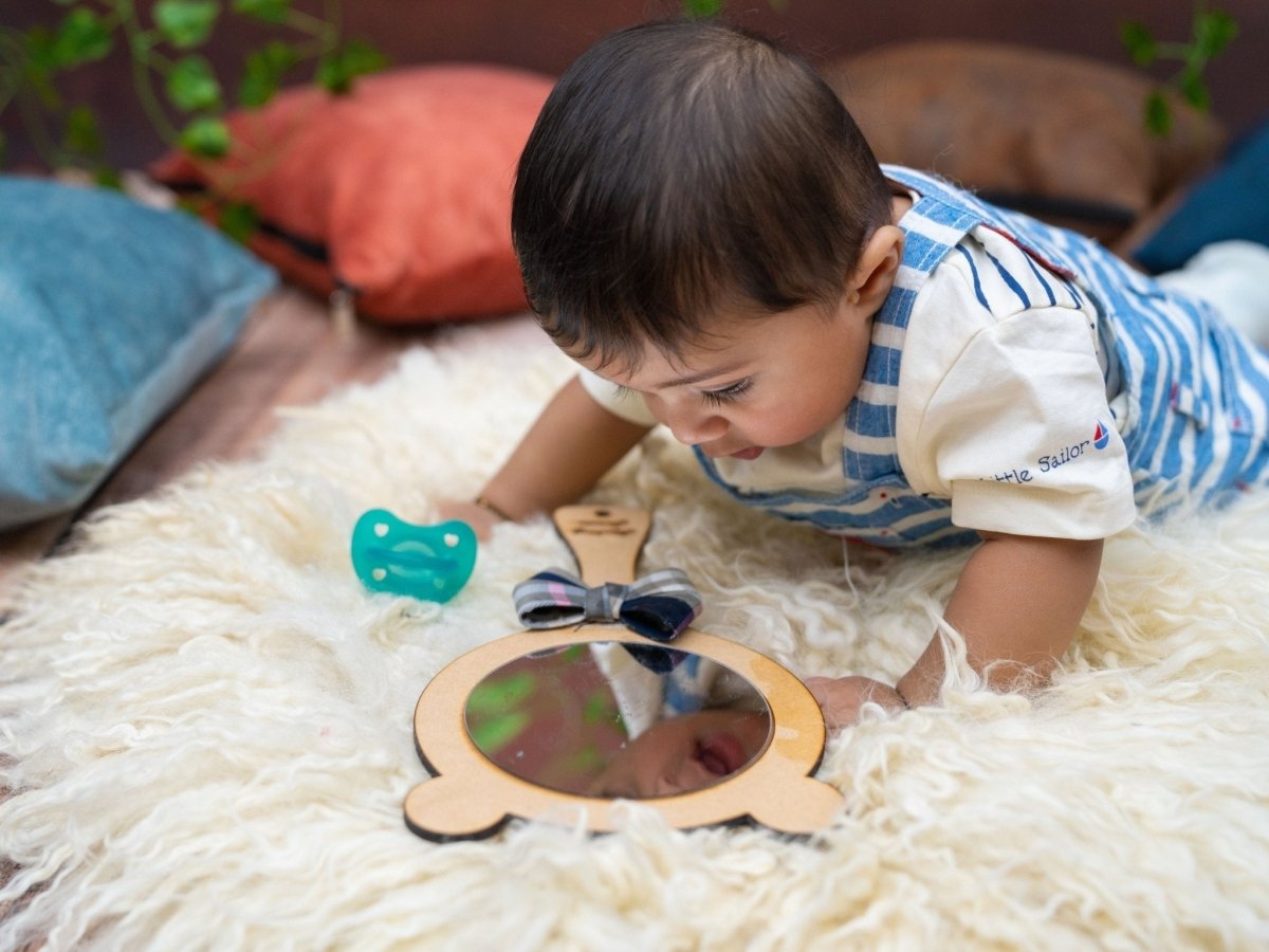 Rocking Potato Montessori Baby Mirror - Mickey - MBMM