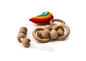 Rocking Potato Rainbow and Beads Teether Montessori Gift - MG-1