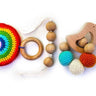 Rocking Potato Rainbow and Bird Teether Montessori Gift - MG-2
