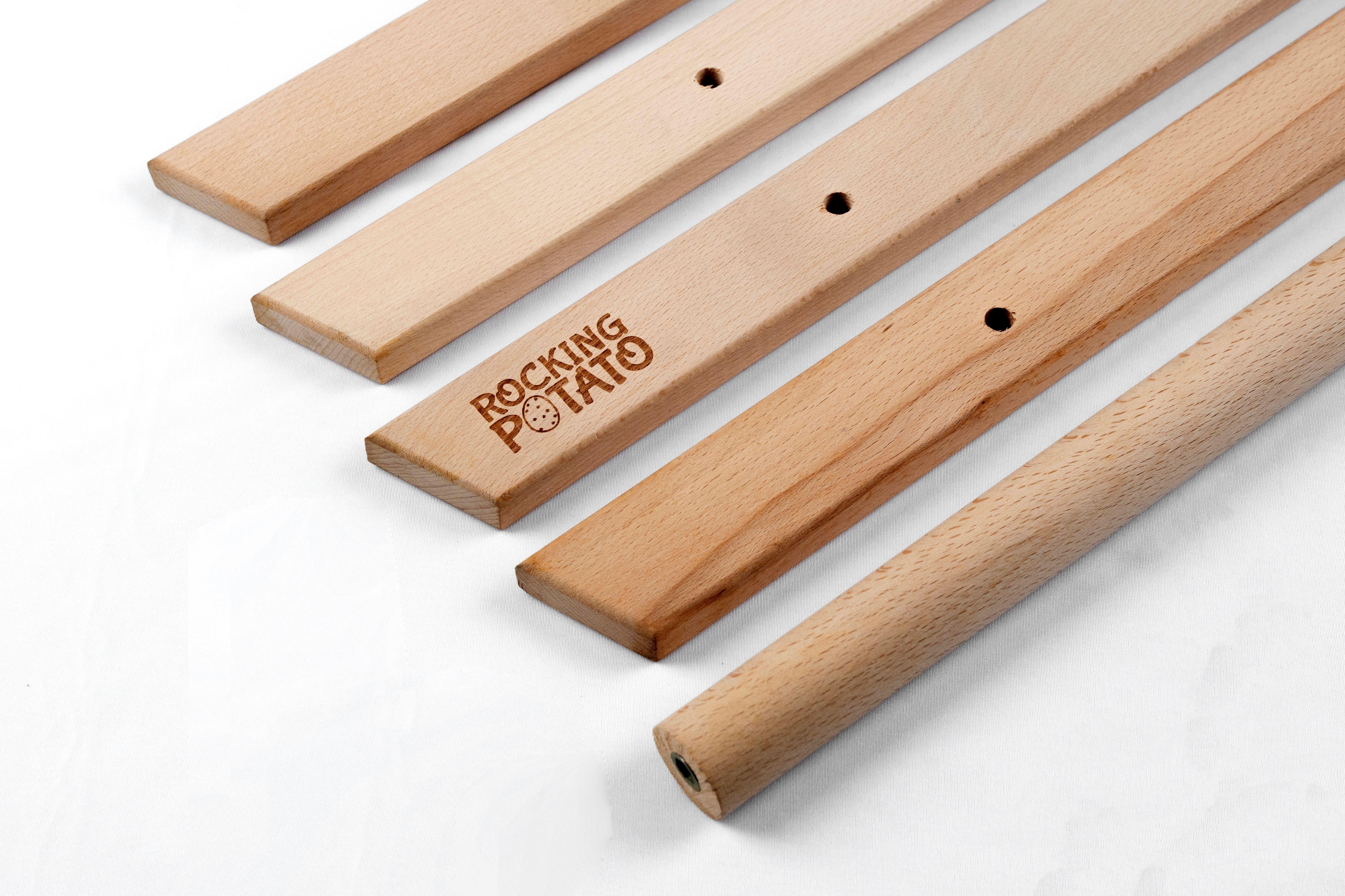 Rocking Potato wooden Baby Activity Play Gym with Felt Ocean Theme Hangings - Play Gym