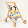 Rocking Potato Wooden Doll Stroller- Blue - DS-Blue