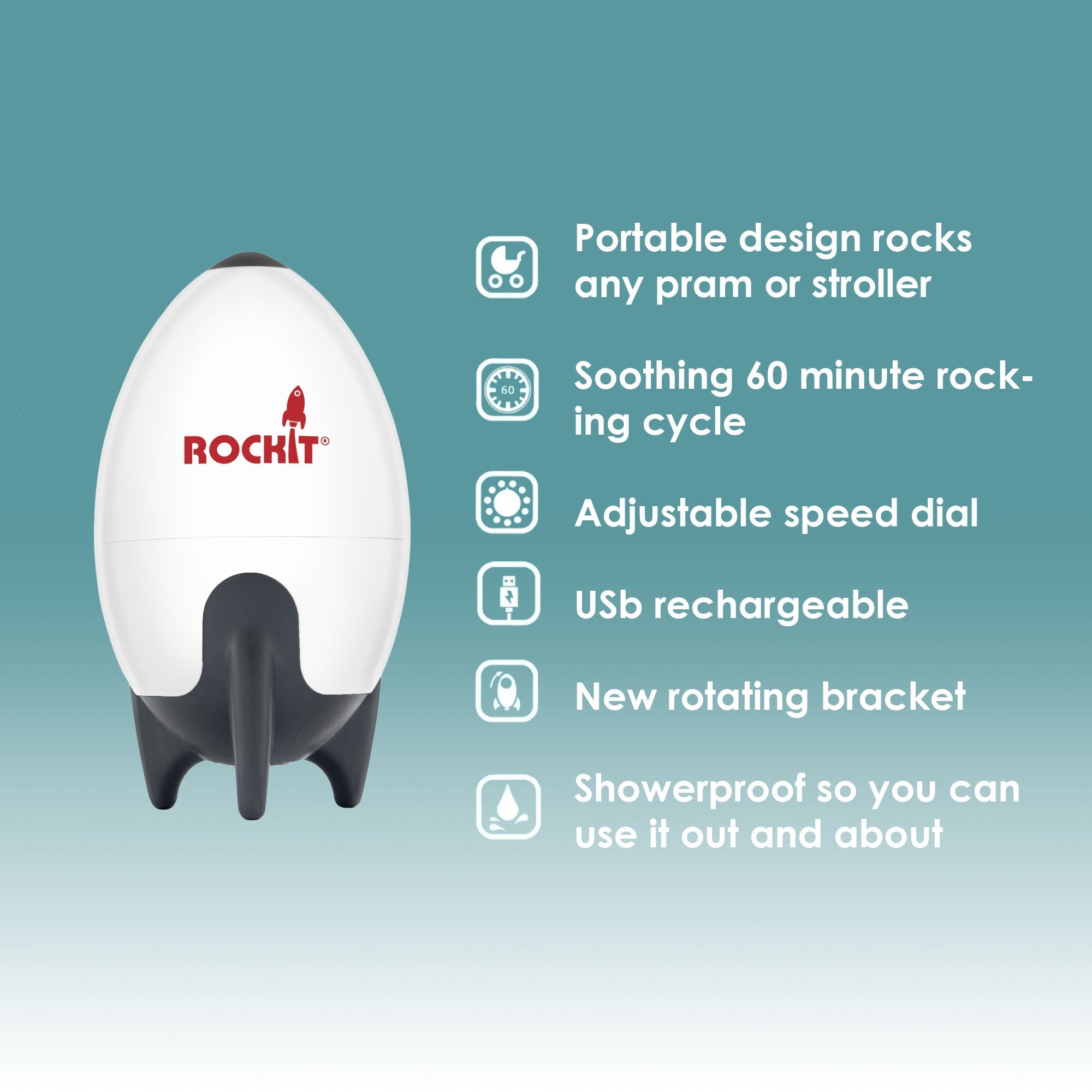 Rockit Rocker - Portable Stroller Rocker - RR02