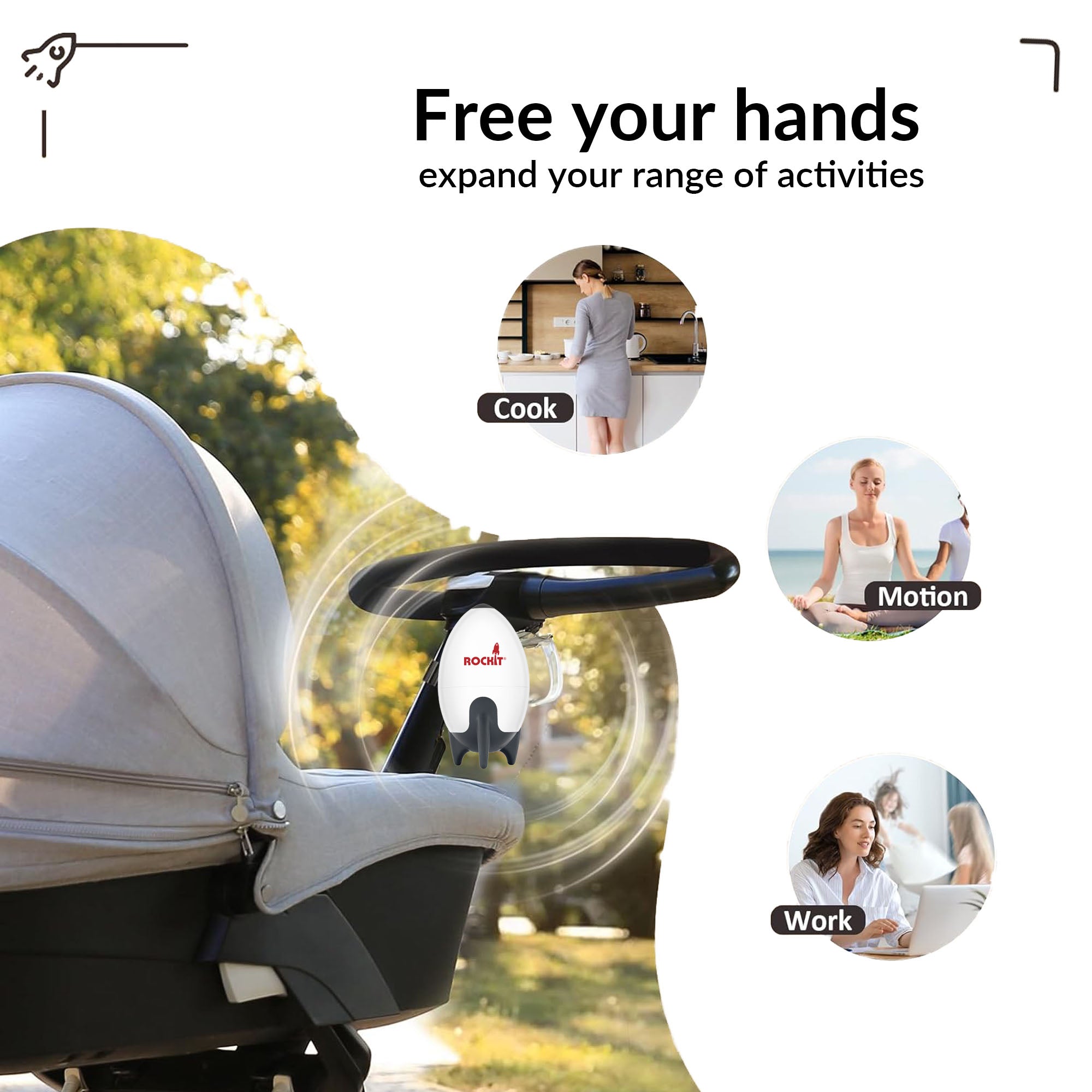 Rockit Rocker - Portable Stroller Rocker - RR02