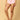 Playful pose by Model wearing Rose Pink coloured Mama Over Belly Support Panties from the Mom Store 