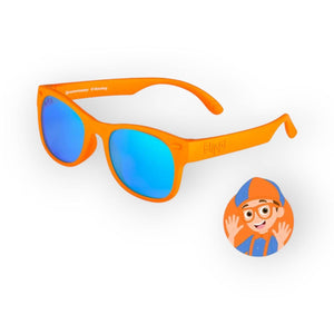 Roshambo Blippi Orange Shades Mirrored Blue Toddler (2-4Yrs) - Gears & Toys