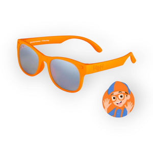 Roshambo Blippi Orange Shades Mirrored Chrome Toddler (2-4Yrs) - Gears & Toys