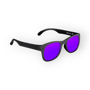 Roshambo Bueller Black Shades - Junior (5+Yrs) - Mirrored Purple - Gears & Toys