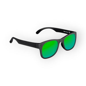 Roshambo Bueller Black Shades Toddler (2-4Yrs) Mirrored Green - Gears & Toys