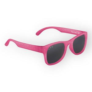Roshambo Kelly Kapowski Pink Glitter White Shades - Baby (0-2 Yrs) - Polarized Grey - Gears & Toys