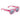 Roshambo Kelly Kapowski Pink Glitter White Shades Toddler (2-4Yrs) Mirrored Chrome - Gears & Toys