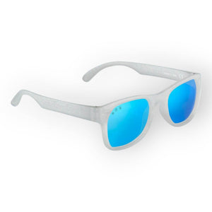 Roshambo Starlite Silver Glitter Shades Toddler (2-4Yrs) Mirrored Blue - Gears & Toys