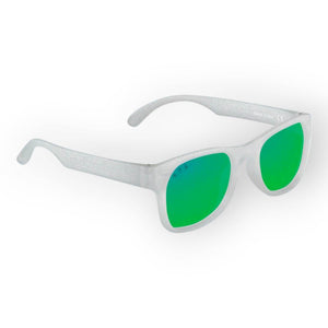 Roshambo Starlite Silver Glitter Shades Toddler (2-4Yrs) Mirrored Green - Gears & Toys