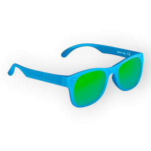 Roshambo Zack Morris Blue Shades Toddler (2-4Yrs) Mirrored Green - Gears & Toys