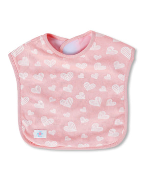 Rosy Hearts - Feeding Bib - FEDB - RSYHR