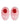Rosy Hearts - Mittens, Booties and Cap set - MBC - RSYHR