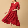 Rouge - a Twist Maternity Wrap Dress - DRS - SK - ROGAT - S