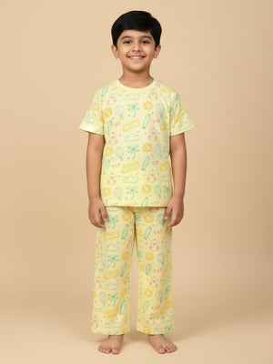 Route to Rest Baby and Kids Pajama Nightsuit Set - TPS - AN - ROTRS - 0 - 6